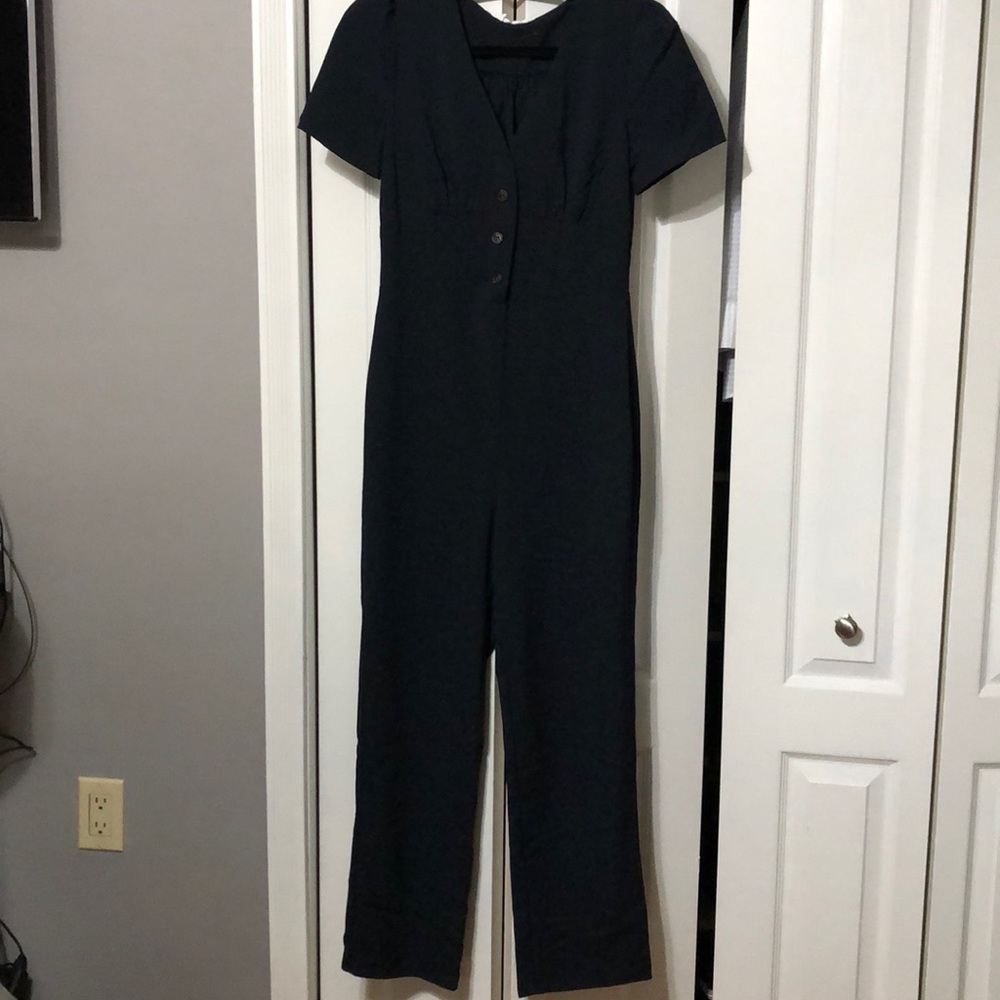 Puff sleeve romper